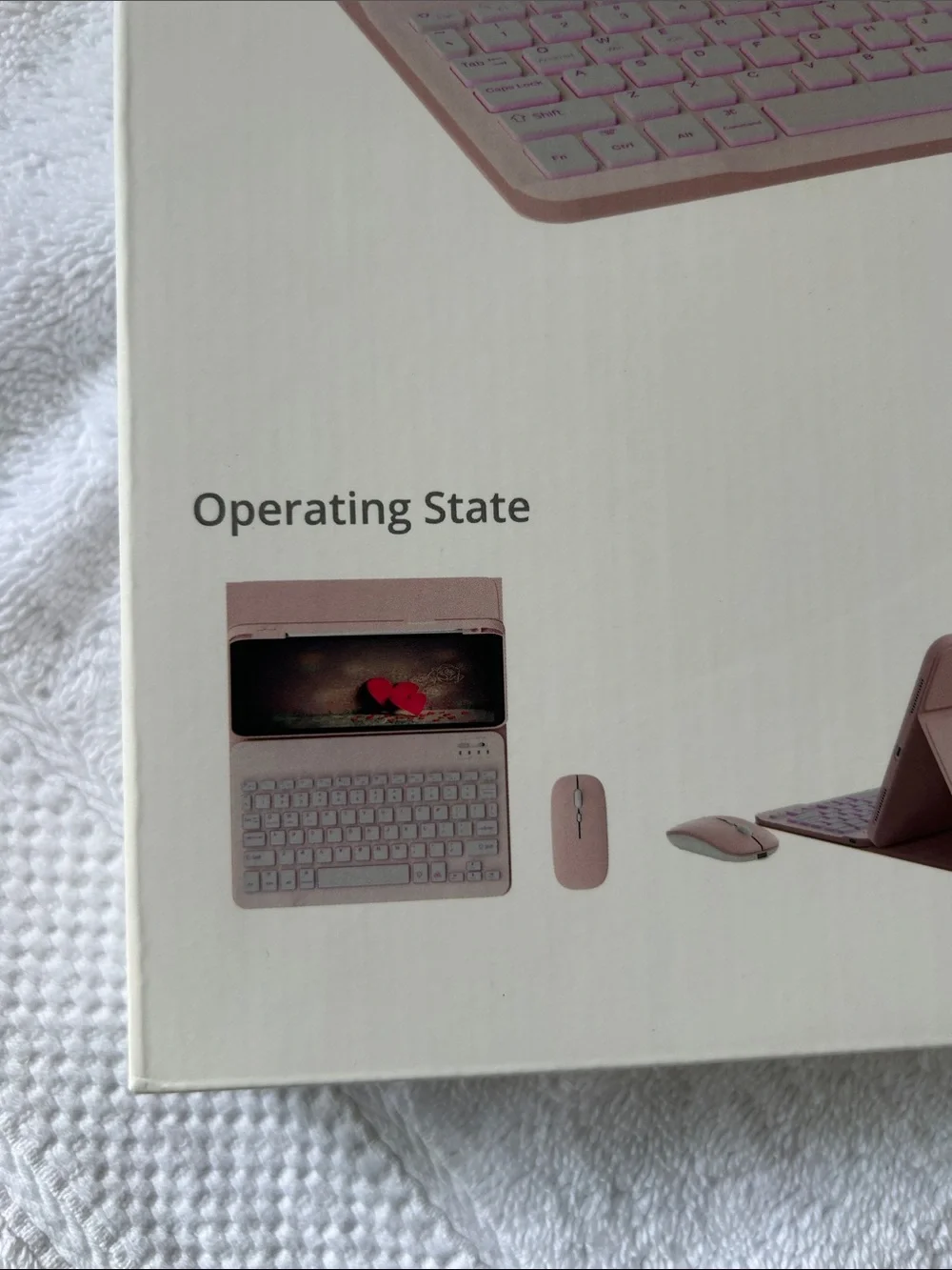 Craft Rose Keyboard Case & Wireless Mouse Combo